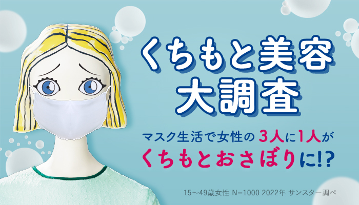おさぼりステインにご注意を！オーラツーが、みんなの口もと美容意識の変化を大調査！